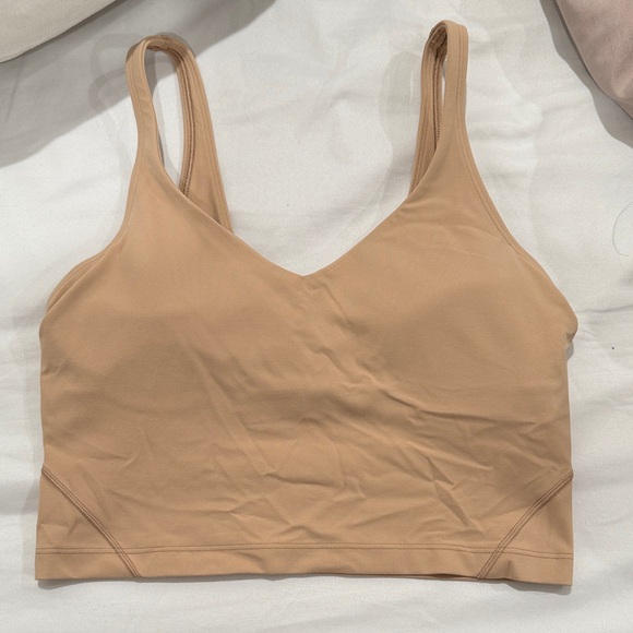 lululemon athletica Tops - Lululemon Athletica Tan Sports Bra